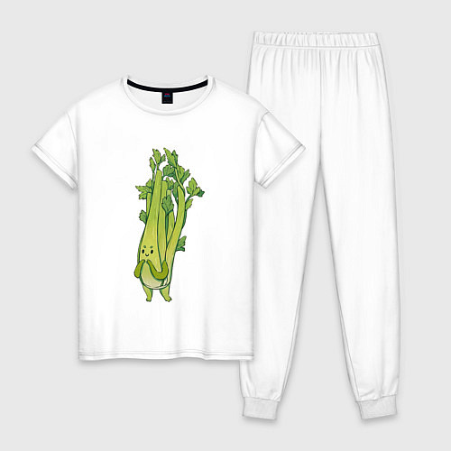 Женская пижама Сельдерей / Белый – фото 1