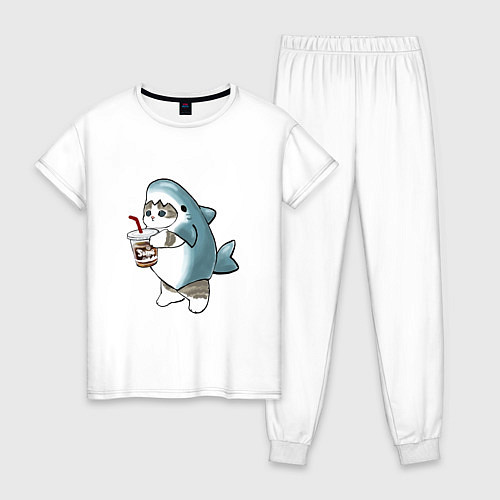 Женская пижама Котоакула / Белый – фото 1