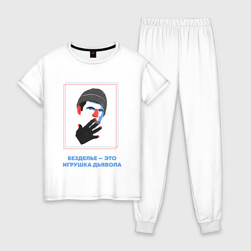 Женская пижама Кама Пуля / Белый – фото 1