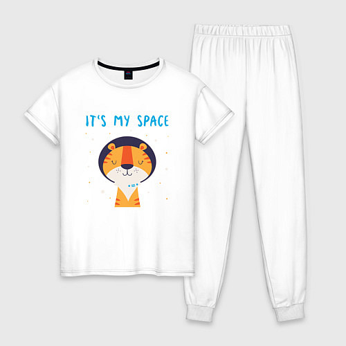 Женская пижама Это мой космос / Белый – фото 1