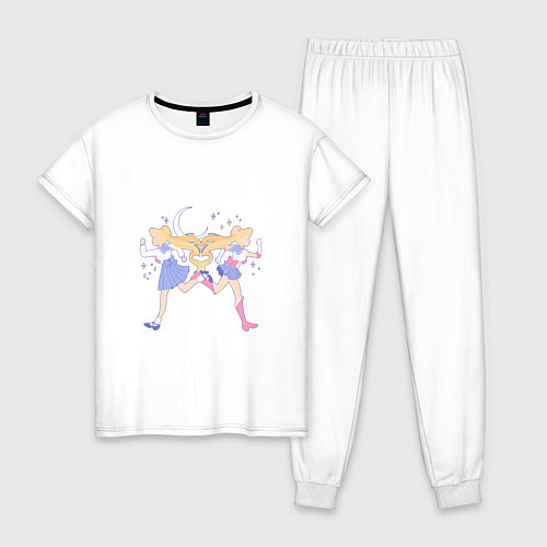 Женская пижама Сейлор мун / Белый – фото 1