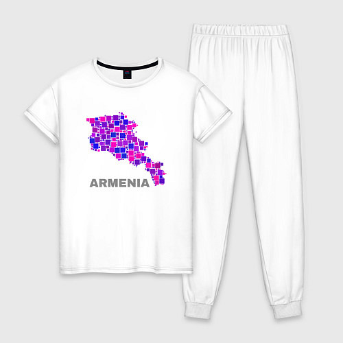 Женская пижама Армения Armenia / Белый – фото 1
