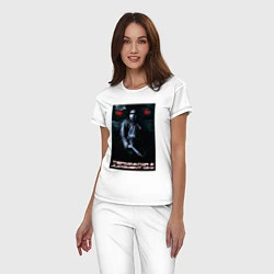 Пижама хлопковая женская Terminator JD, цвет: белый — фото 2