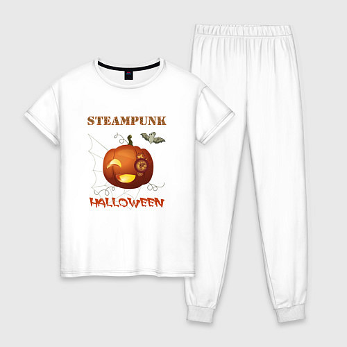 Женская пижама Стимпанк-хэллоуин 2 / Белый – фото 1