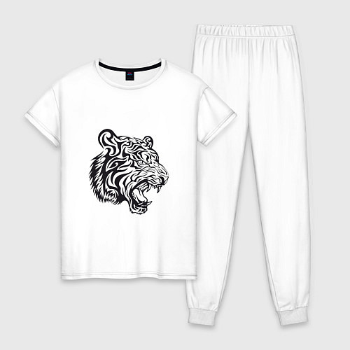 Женская пижама Тигриный Год / Белый – фото 1