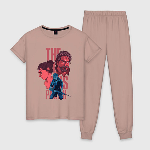 Женская пижама The Last of Us Part II / Пыльно-розовый – фото 1