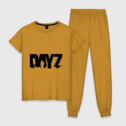 Пижама хлопковая женская DayZ, цвет: горчичный