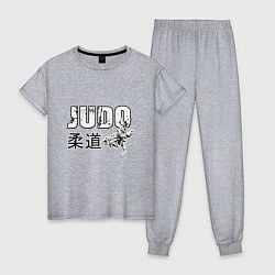 Пижама хлопковая женская Style Judo, цвет: меланж