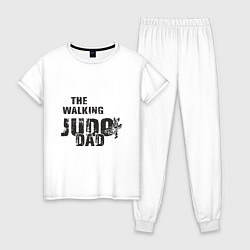 Пижама хлопковая женская Judo - Dad, цвет: белый