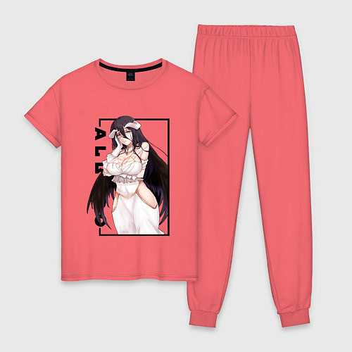 Женская пижама Альбедо Albedo Повелитель / Коралловый – фото 1