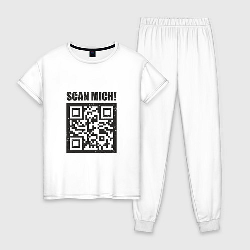 Женская пижама Scan Mich / Белый – фото 1