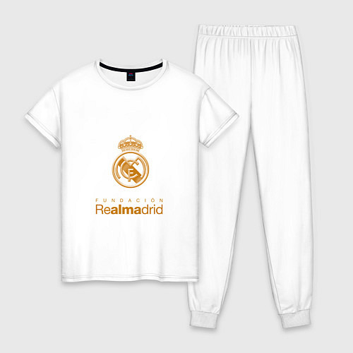 Женская пижама Real Madrid Logo / Белый – фото 1