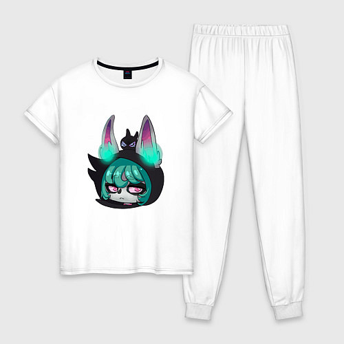 Женская пижама Critical Role Chibi vex / Белый – фото 1