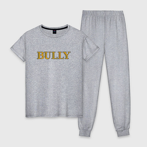 Женская пижама Bully Big Logo / Меланж – фото 1