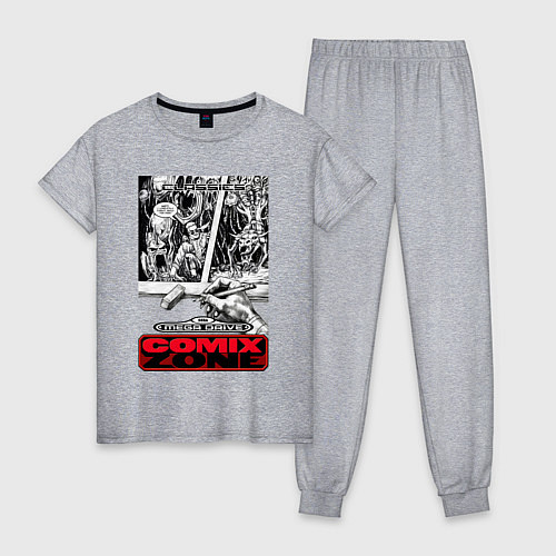 Женская пижама Comix Zonе / Меланж – фото 1