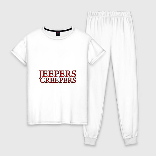 Женская пижама Джиперс Криперс белый / Белый – фото 1