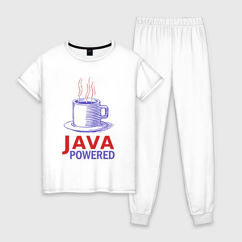 Женская пижама JAWA POWERED / Белый – фото 1