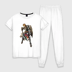 Пижама хлопковая женская Паладин Ла2, цвет: белый