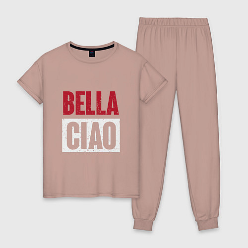 Женская пижама Style Bella Ciao / Пыльно-розовый – фото 1