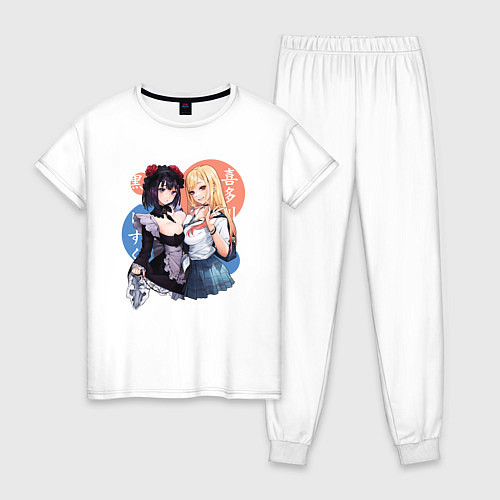 Женская пижама Kuroe and Kitagawa / Белый – фото 1