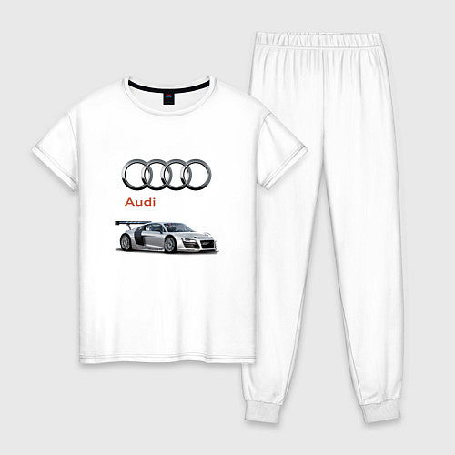 Женская пижама Audi Germany / Белый – фото 1