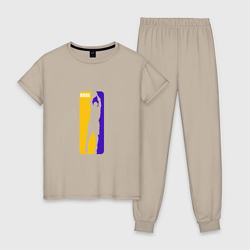 Женская пижама NBA Kobe / Миндальный – фото 1