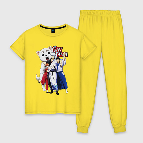 Женская пижама Gin Tama Sadaharu / Желтый – фото 1