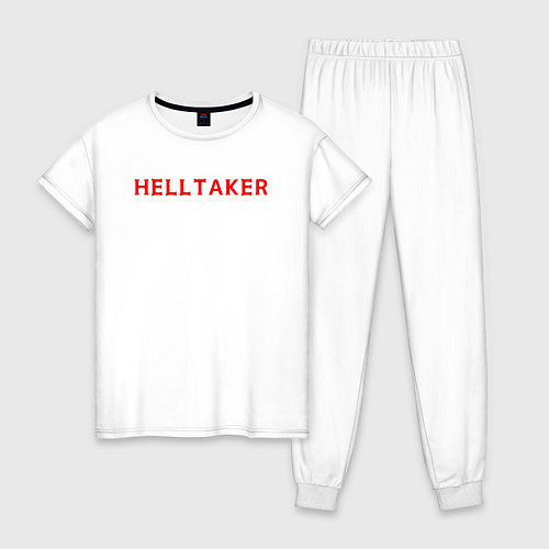 Женская пижама Helltaker logo / Белый – фото 1