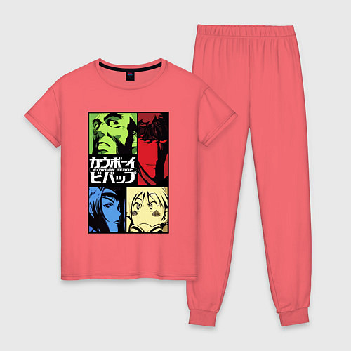 Женская пижама Space cowboys / Коралловый – фото 1