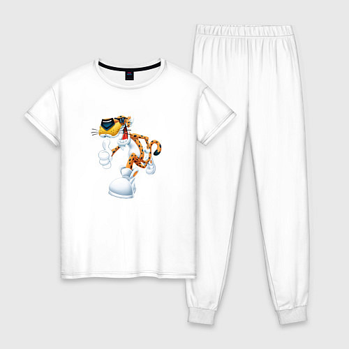 Женская пижама Cool tiger Сartoon / Белый – фото 1
