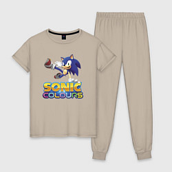 Женская пижама Sonic Colours Hedgehog Video game