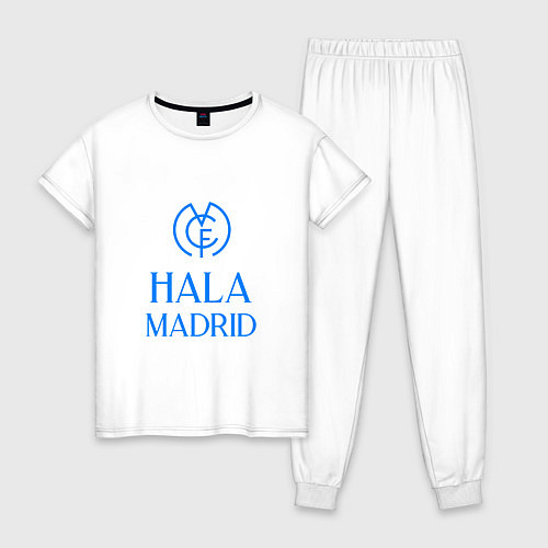 Женская пижама Hala - Real Madrid / Белый – фото 1