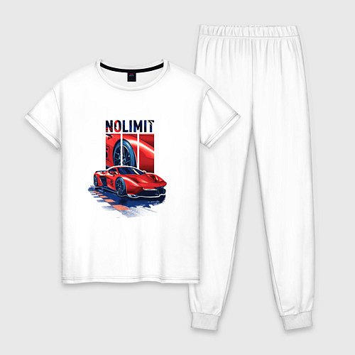 Женская пижама No Limit Нет Предела / Белый – фото 1