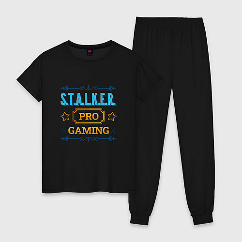Женская пижама S T A L K E R PRO Gaming / Черный – фото 1