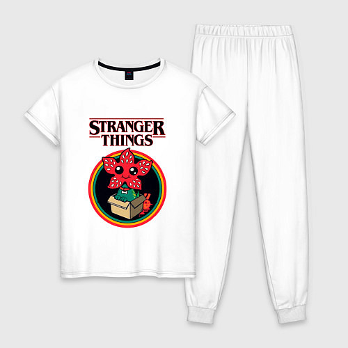 Женская пижама STRANGER THINGS DEMO DOG / Белый – фото 1