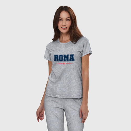 Женская пижама Roma FC Classic / Меланж – фото 3