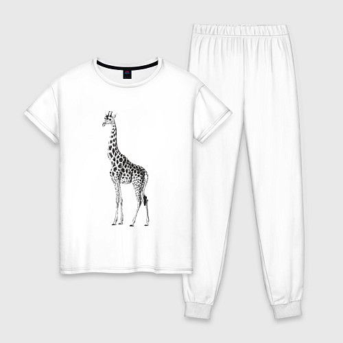 Женская пижама Грация жирафа / Белый – фото 1