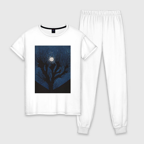 Женская пижама Moon Light Луна / Белый – фото 1