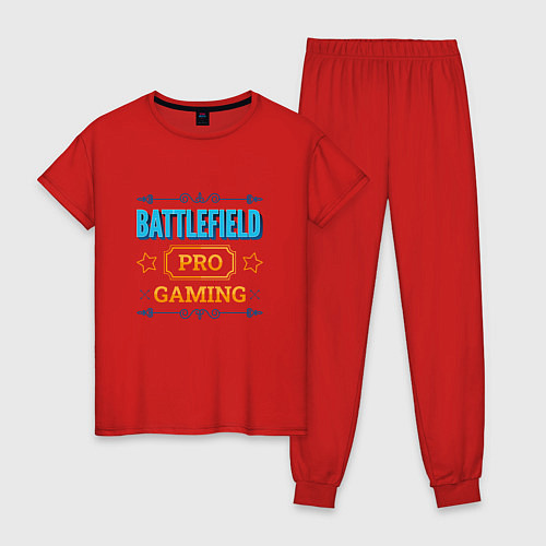 Женская пижама Игра Battlefield PRO Gaming / Красный – фото 1