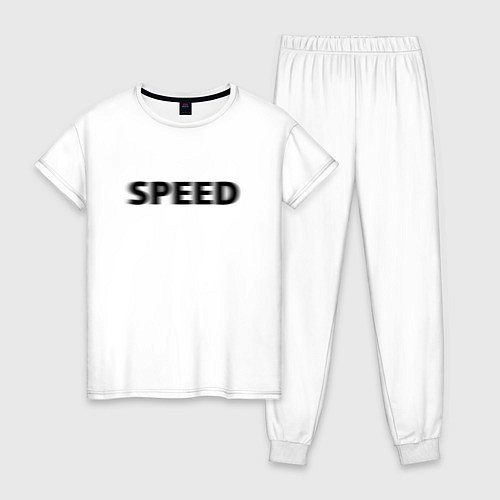 Женская пижама Speed Скорость / Белый – фото 1