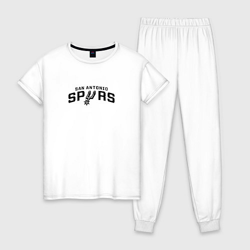 Женская пижама Сан-Антонио Спёрс NBA / Белый – фото 1