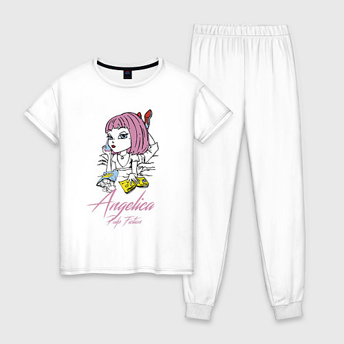Женская пижама Angelica Pulp Fiction / Белый – фото 1