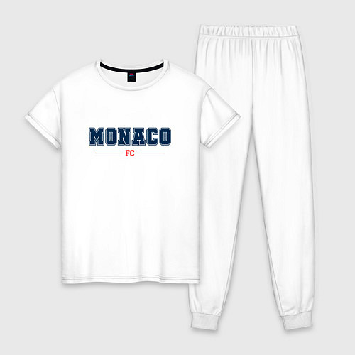 Женская пижама Monaco FC Classic / Белый – фото 1