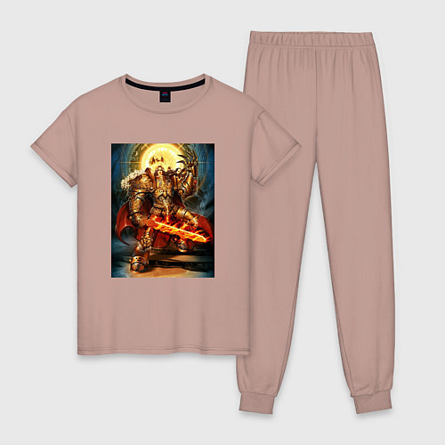 Женская пижама Император человечества / Пыльно-розовый – фото 1