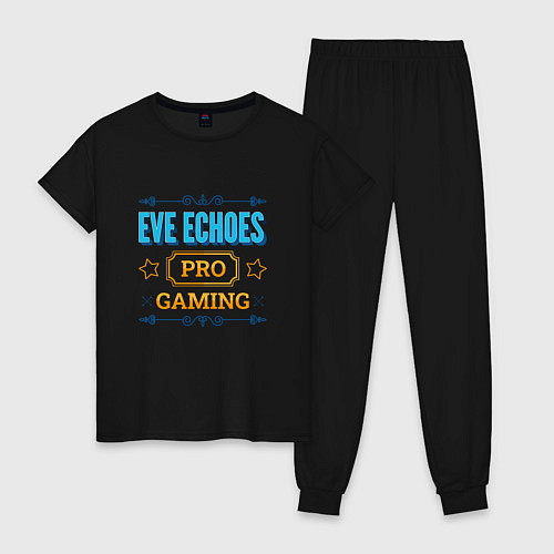 Женская пижама Игра EVE Echoes pro gaming / Черный – фото 1