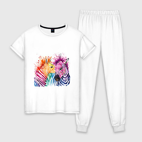 Женская пижама Zebras / Белый – фото 1