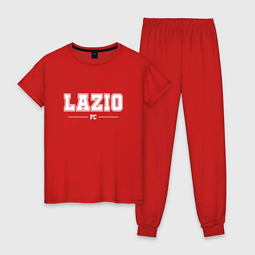 Женская пижама Lazio football club классика / Красный – фото 1