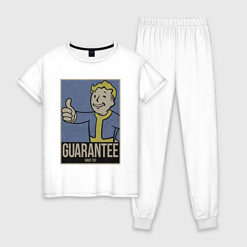 Женская пижама Vault guarantee boy / Белый – фото 1
