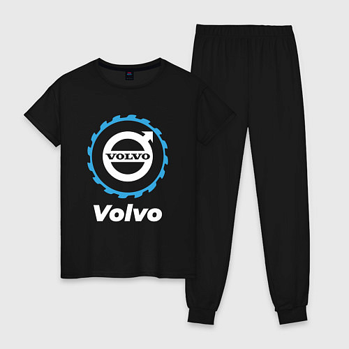 Женская пижама Volvo в стиле Top Gear / Черный – фото 1