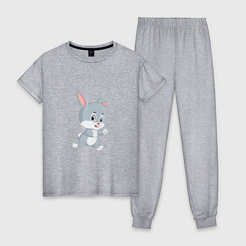 Женская пижама Bunny Run / Меланж – фото 1